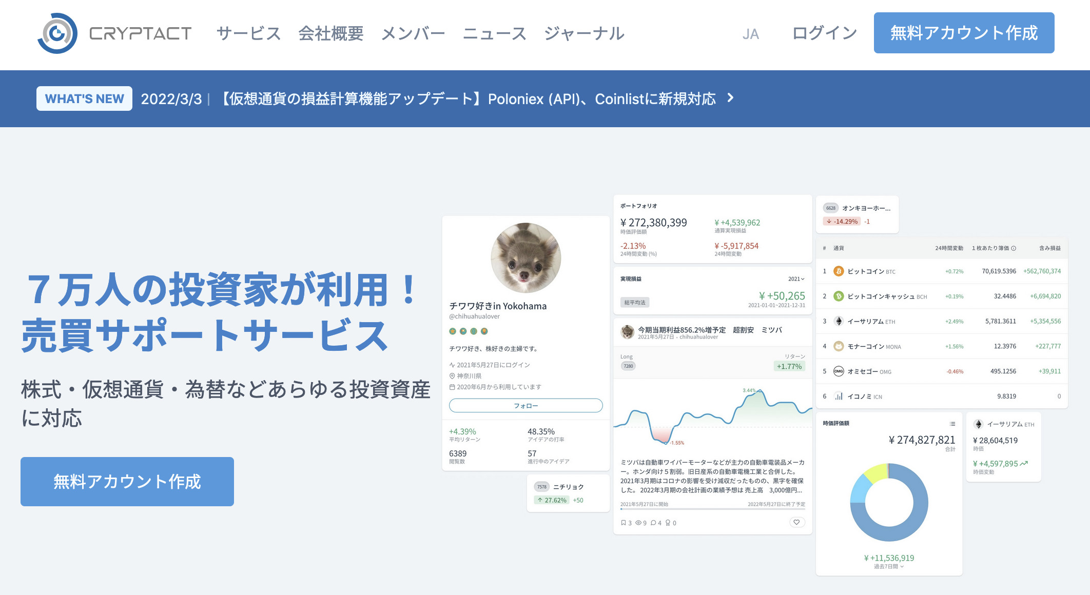 クリプタクト